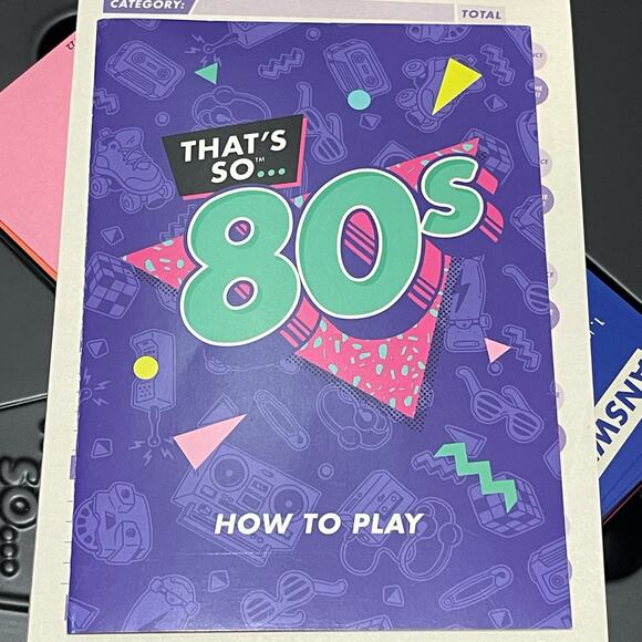 Thats So 80s Trivia Card Game Adult Party 2+ Players Item QUZ011 Complete Game - Picture 6 of 15
